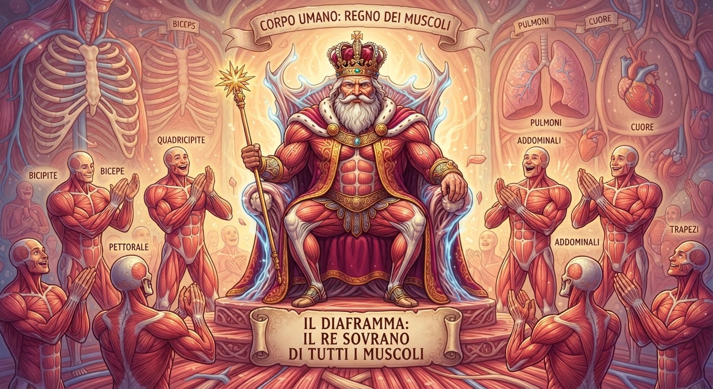 Perché il Diaframma Gestisce i Tuoi Muscoli e la Tua Postura allo Studio Osteo Magni Massoterapia MCB Corgeno di Vergiate Varese